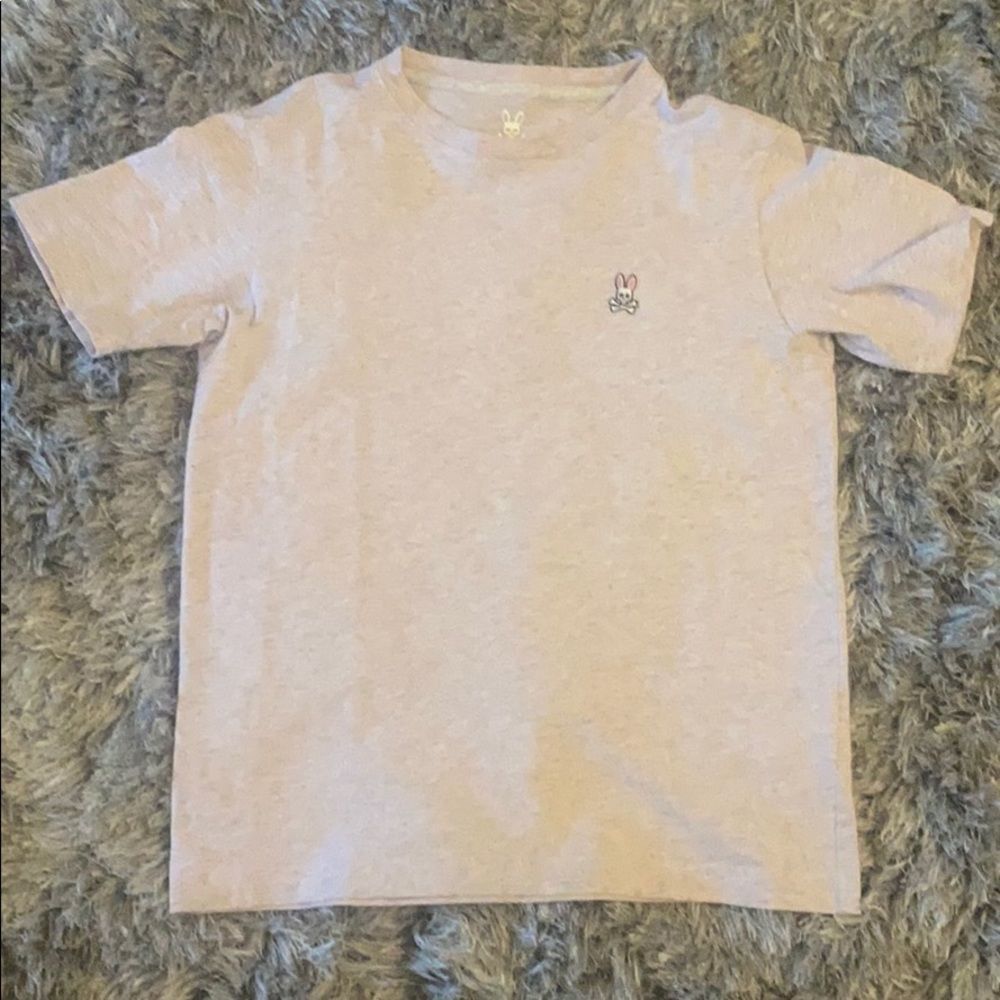 Heather pink/grey Psycho Bunny T shirt L